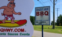 SurfPig pigs out at Backyard BBQ Pit in RTP/Durham NC