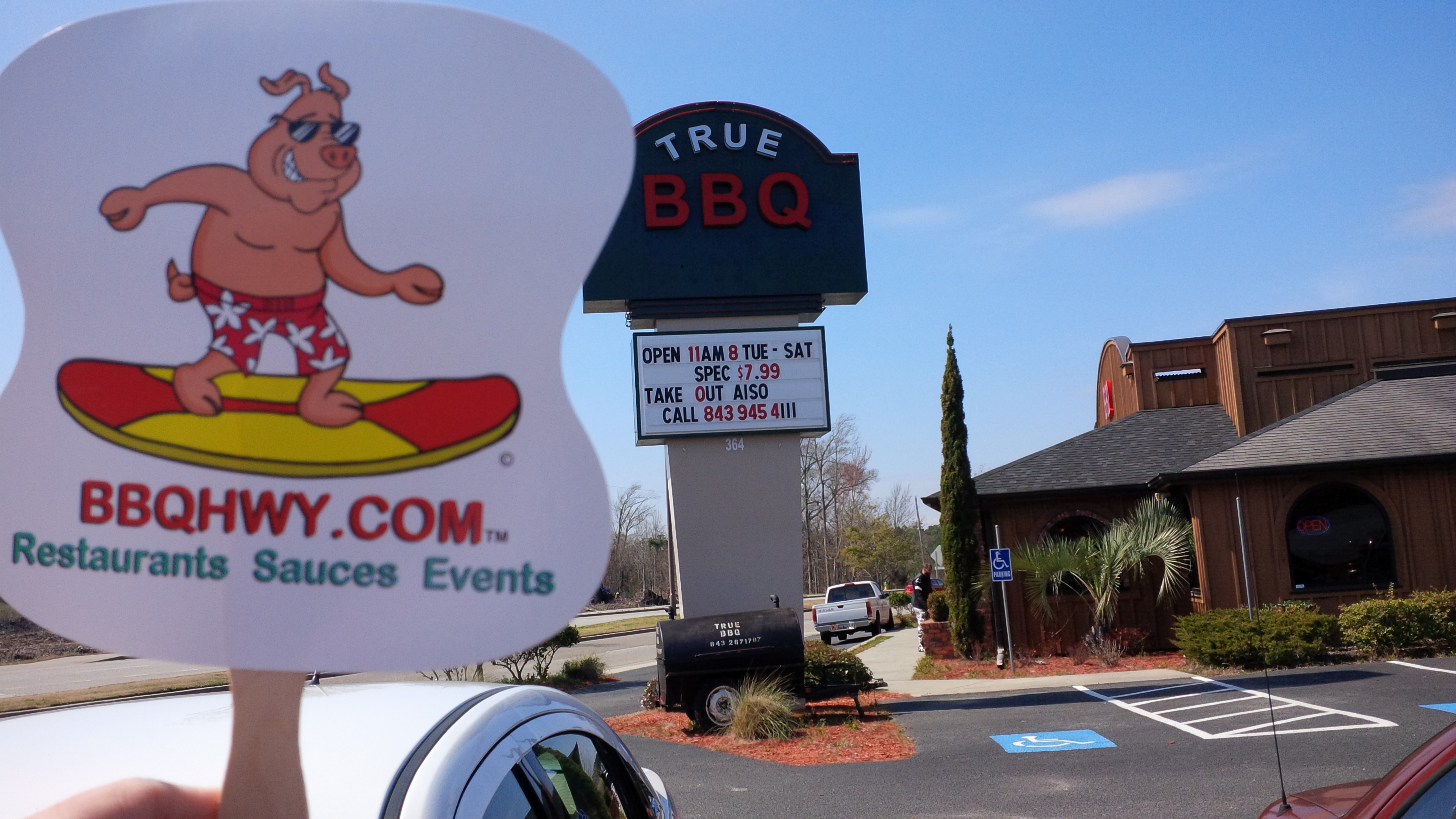 SurfPig checks out TRUE BBQ, Myrtle Beach, SC